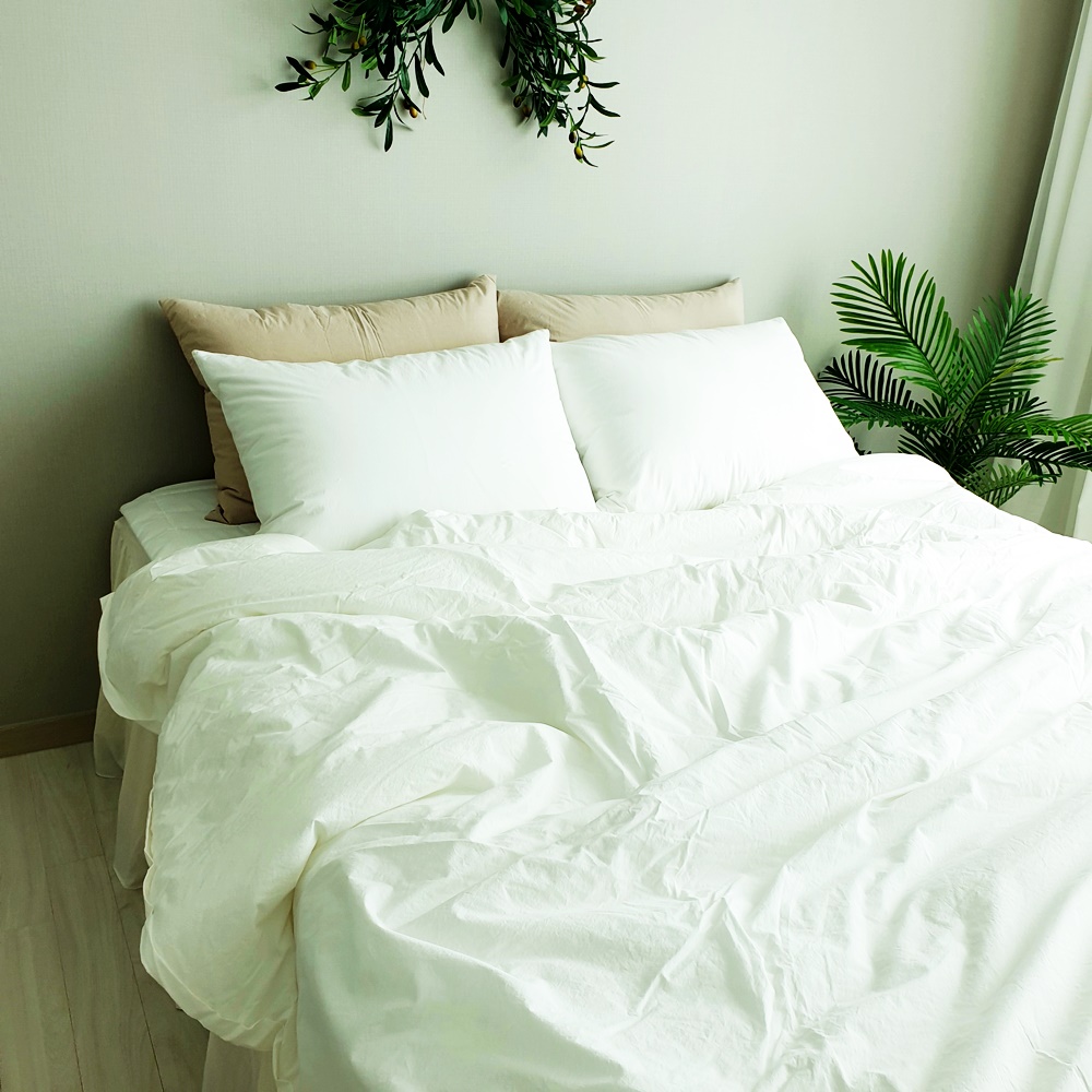 한빛 마카롱 호텔식 60수 오가닉 순면 이불 알러지케어 사계절 옥수수 이불