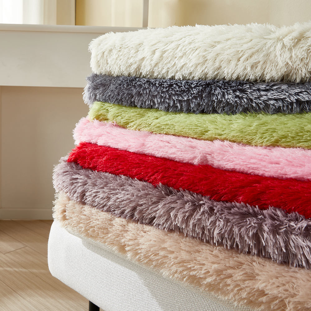 니두스 거실카페트 먼지없는 대형 미니 두꺼운 워셔블 장모 거실 극세사 러그