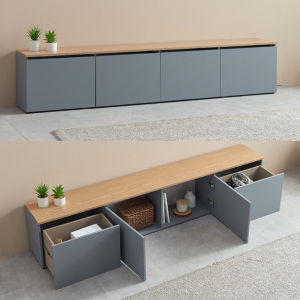 티브 다이 거실장 2000 낮은 티비 서랍장 75인치 티비장