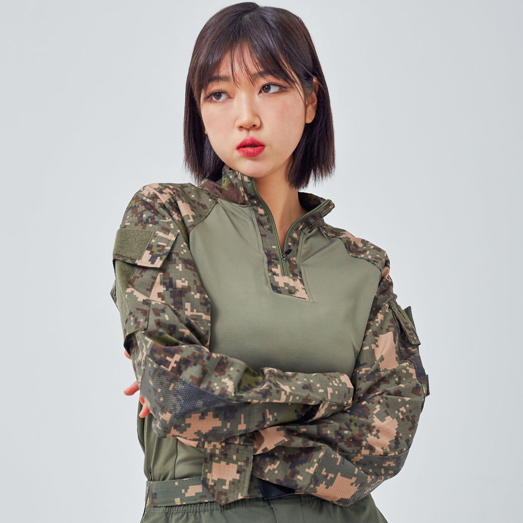 컴뱃셔츠 육군 군인 군대 밀리터리 서바이벌 등산 캠핑 티셔츠 셔츠 - 상세 이미지 2