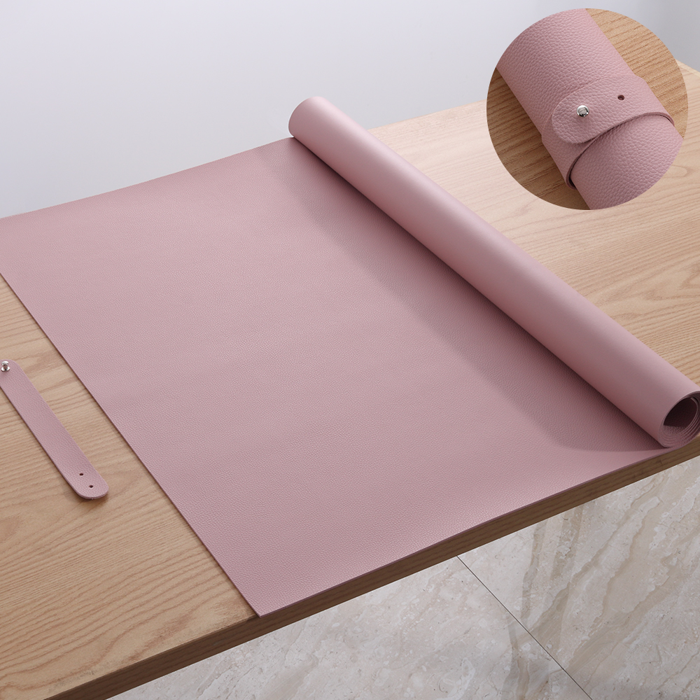 [다니카] 장패드 마우스패드 대량주문 불박 레이저 로고각인 서비스 가죽 데스크매트 (600X1200mm)