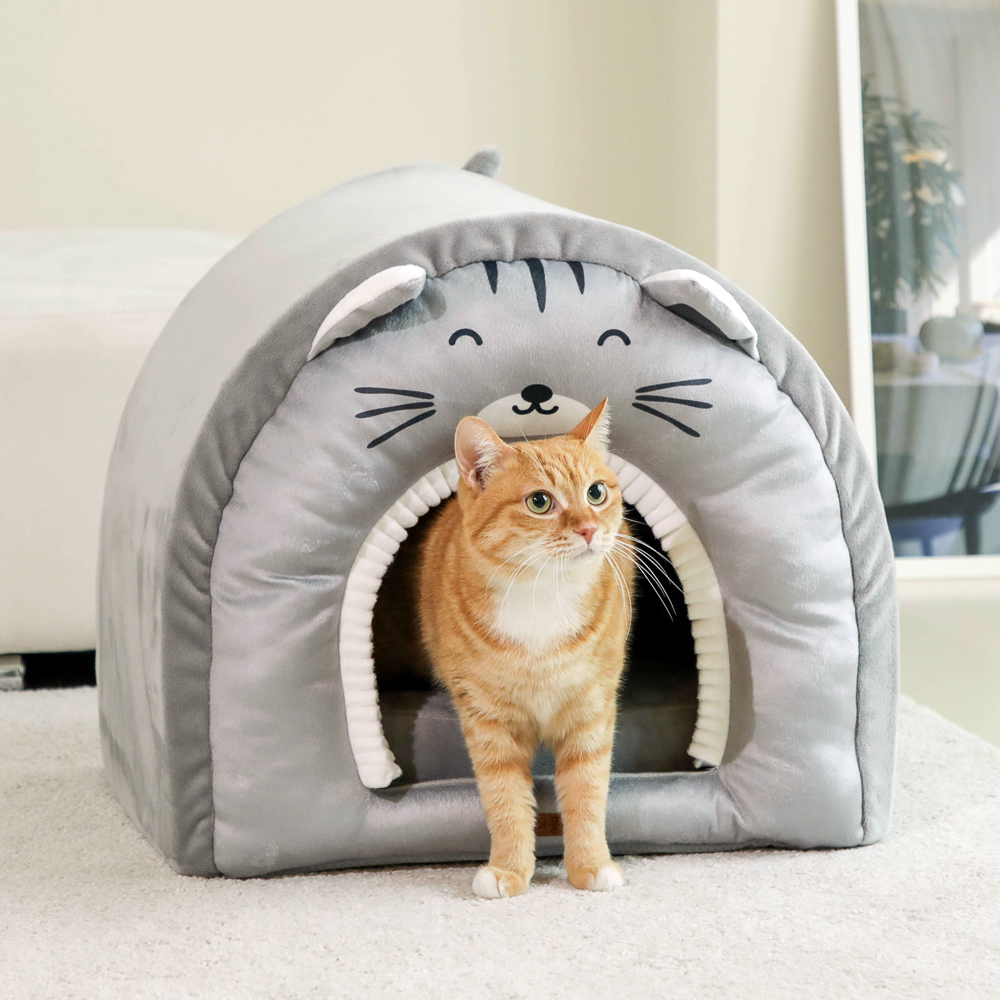 더플래 강아지 고양이 미네뜨 하우스 숨숨집