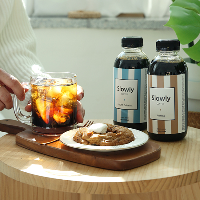 슬로울리 1L+1L 콜드브루 원액 더치커피 브라질 디카페인 외 6종 대용량