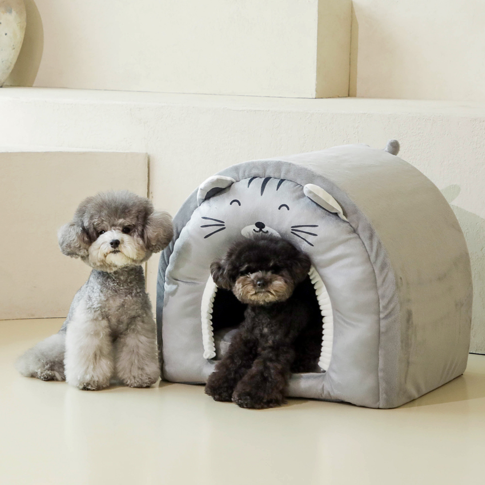 더플래 강아지 고양이 미네뜨 하우스 숨숨집