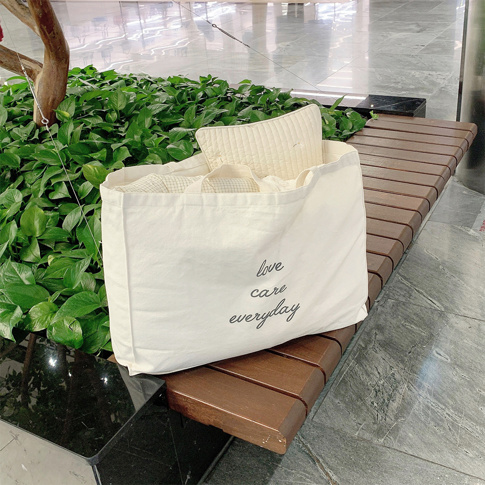 마롤로뜨 어린이집 낮잠이불 가방 아기 패드 방수 기저귀 에코백 베어 크림