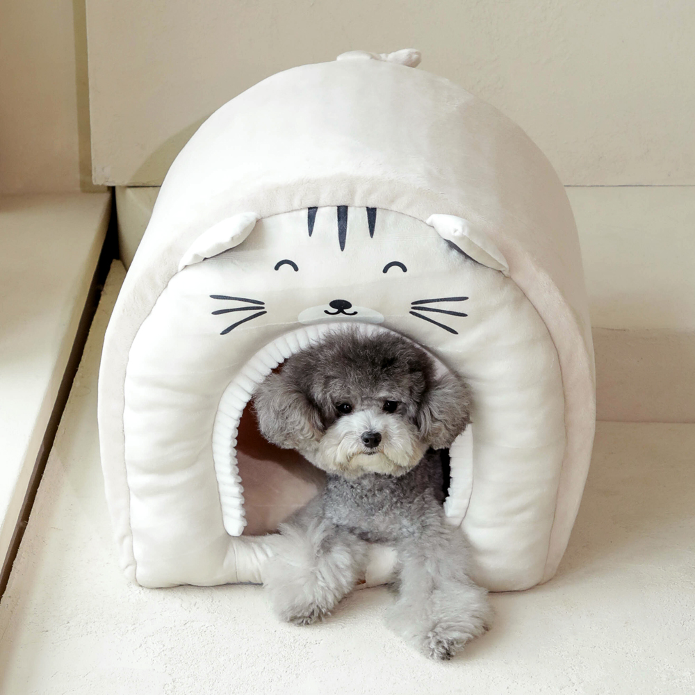 더플래 강아지 고양이 미네뜨 하우스 숨숨집