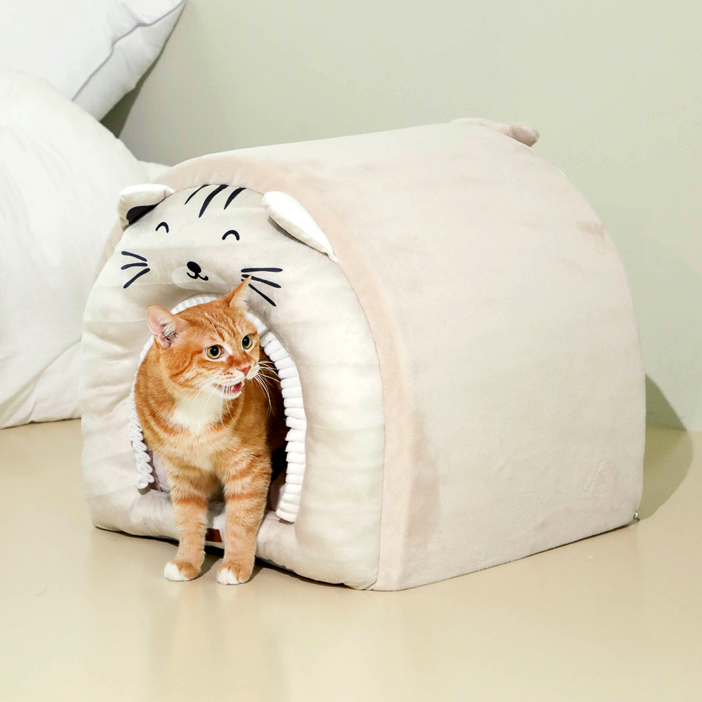 더플래 강아지 고양이 미네뜨 하우스 숨숨집