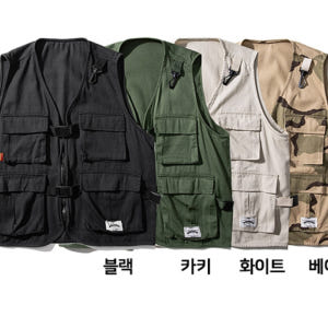 남성 스포츠 멀티 포켓 락업 조끼 MJ 005 밀리터리 편안한 스타일 아... 착용 후기 | 사이즈/핏 총정리 - 상품 이미지 3