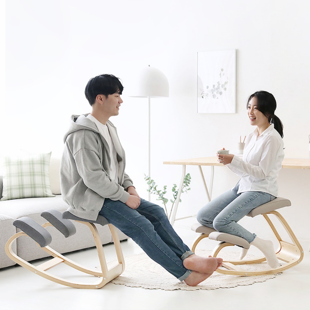 자세교정 의자 무릎 허리 골반 척추협착증 체형교정 바른 디스크 보호 체어 이미지 6