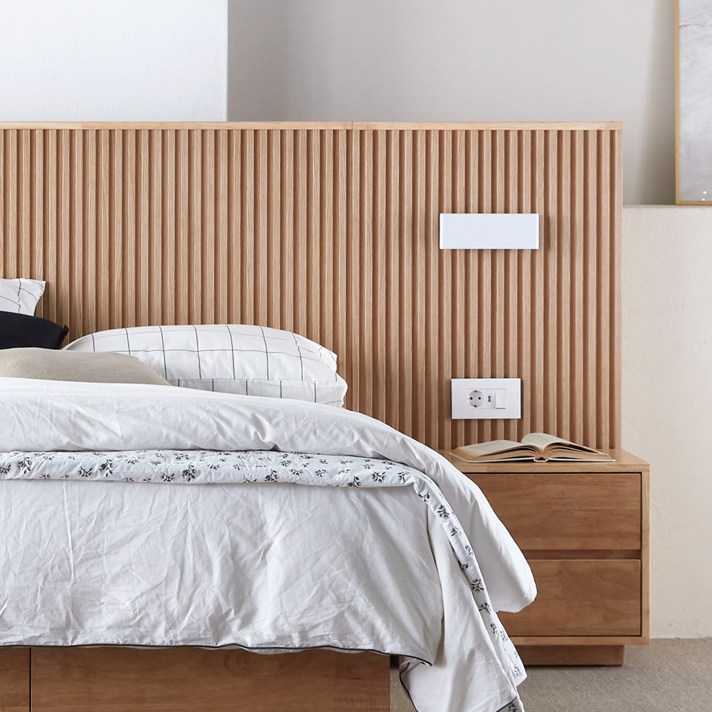 슬립퍼 실비 원목 침대 프레임 헤드 헤드보드 LK 라지킹