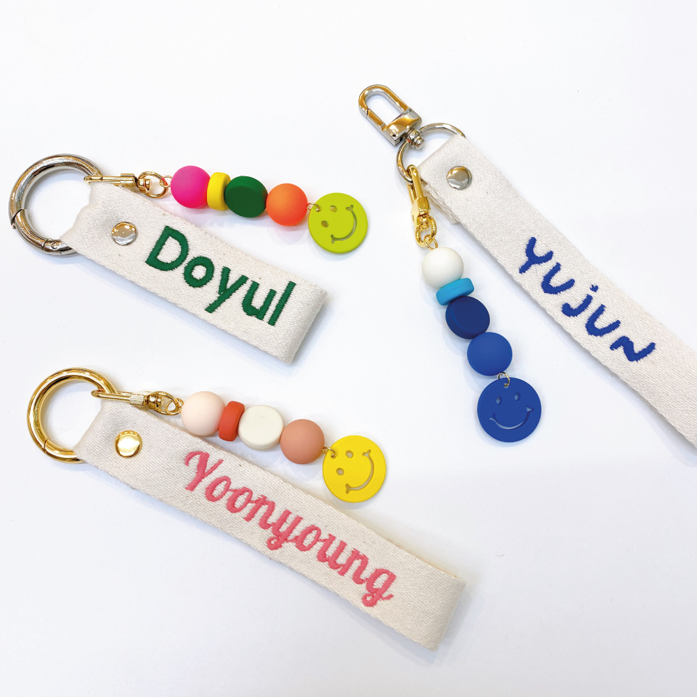 (폭30mm) 자수네임택 신학기 가방 낮잠이불 이니셜네임택 이름표 답례품