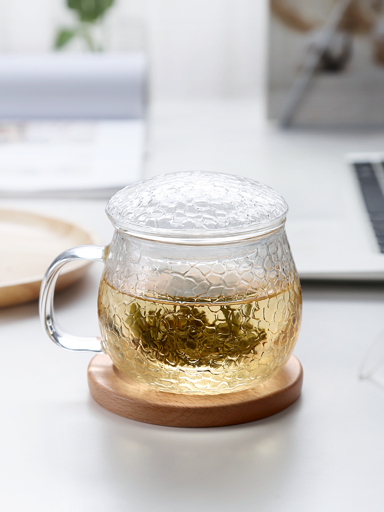 내열유리 티팟세트 차주전자 티포트 차그루 호두나무손잡이 티메이커