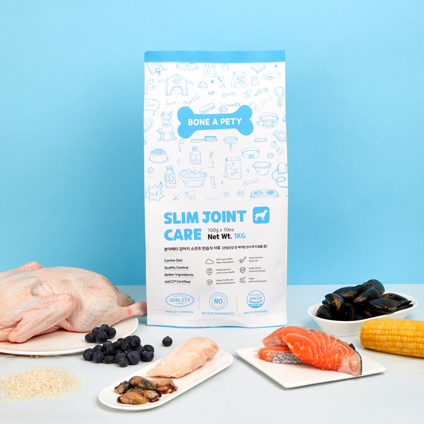 본아페티 강아지 기능성 소프트사료 관절+다이어트, 1kg, 1개 사진 4