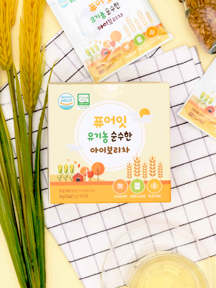 퓨어잇 유기농 순수한 아이보리차 아기 유아 옥수수 음료 베이비워터 - 상품 이미지
