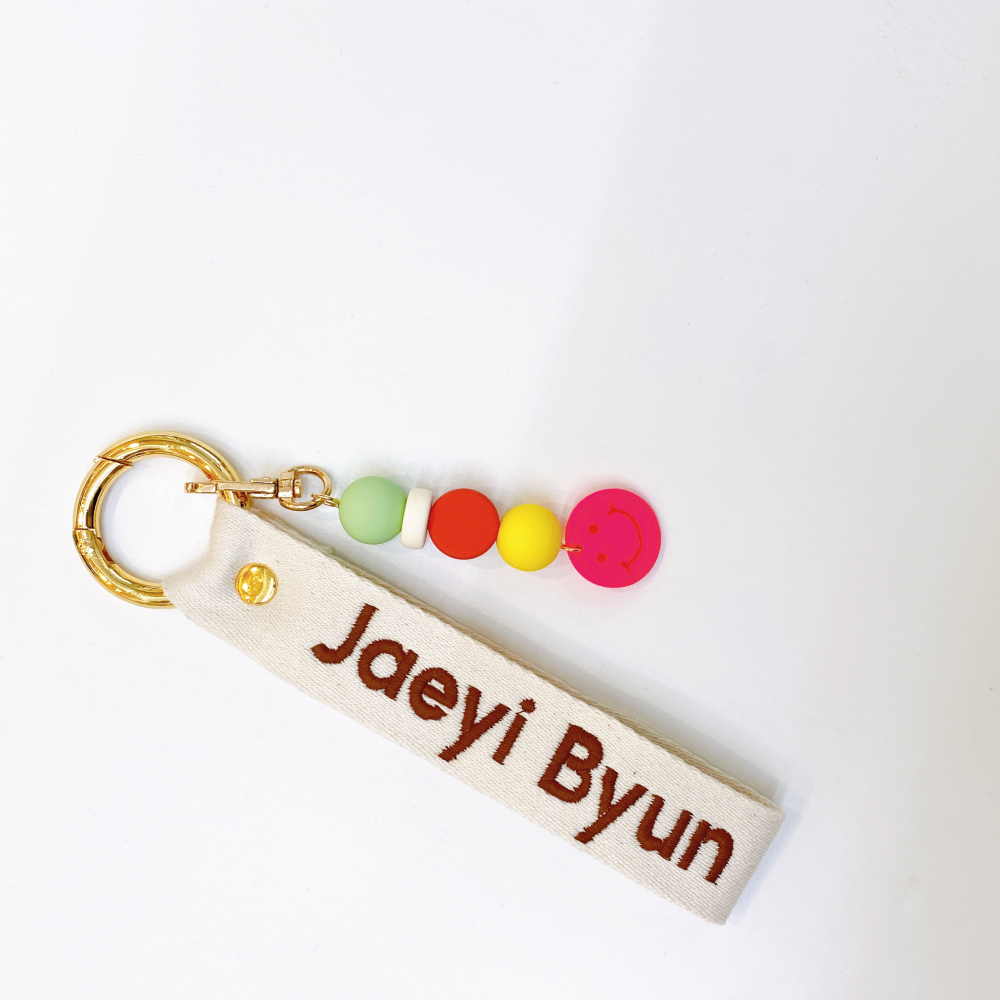 (폭30mm) 자수네임택 신학기 가방 낮잠이불 이니셜네임택 이름표 답례품