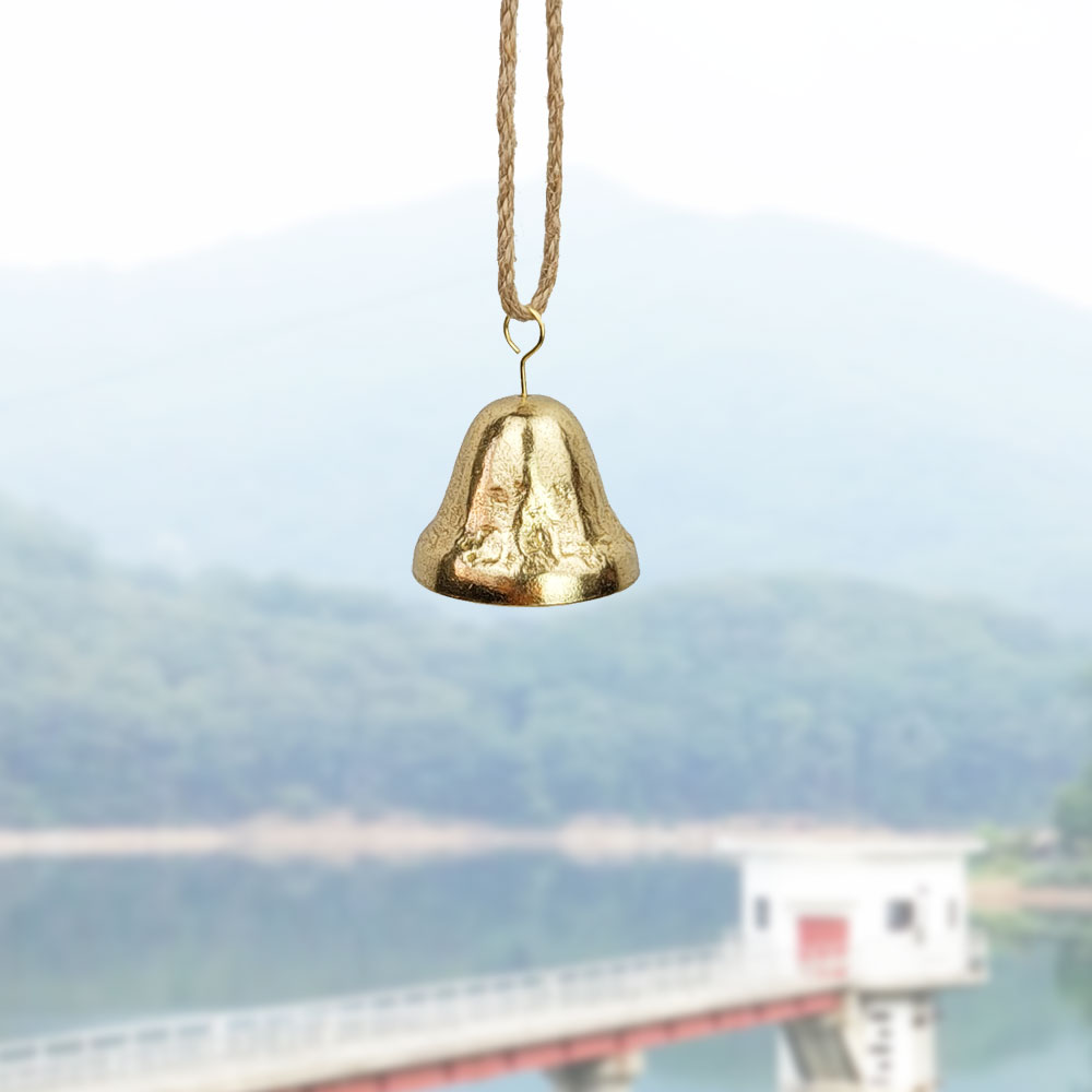 바람종 풍경종 현관 가게 출입문 도어벨 문종 이앤마끈황동모자바람종 - 상세 이미지 3