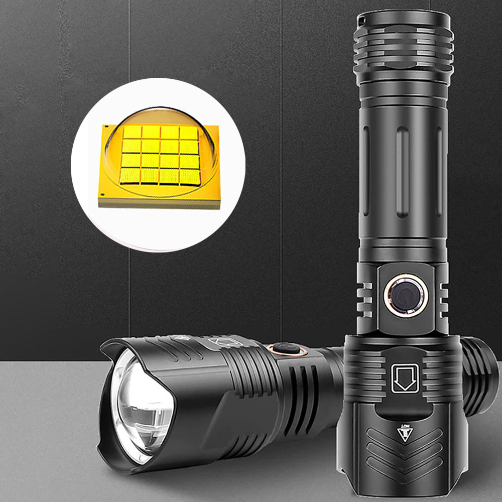 휴대용 손전등 캠핑 해루질 야간산행 낚시 XHP50 충전용 LED 후레쉬 - 상세 이미지 2
