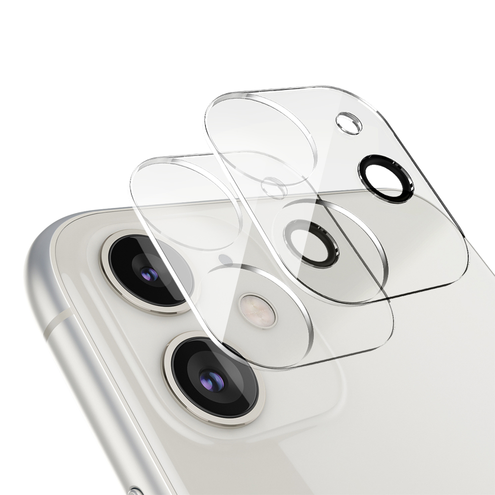 빛번짐방지 카메라 렌즈 프레임 강화유리 풀커버 필름 아이폰11 프로 맥스, 2매입