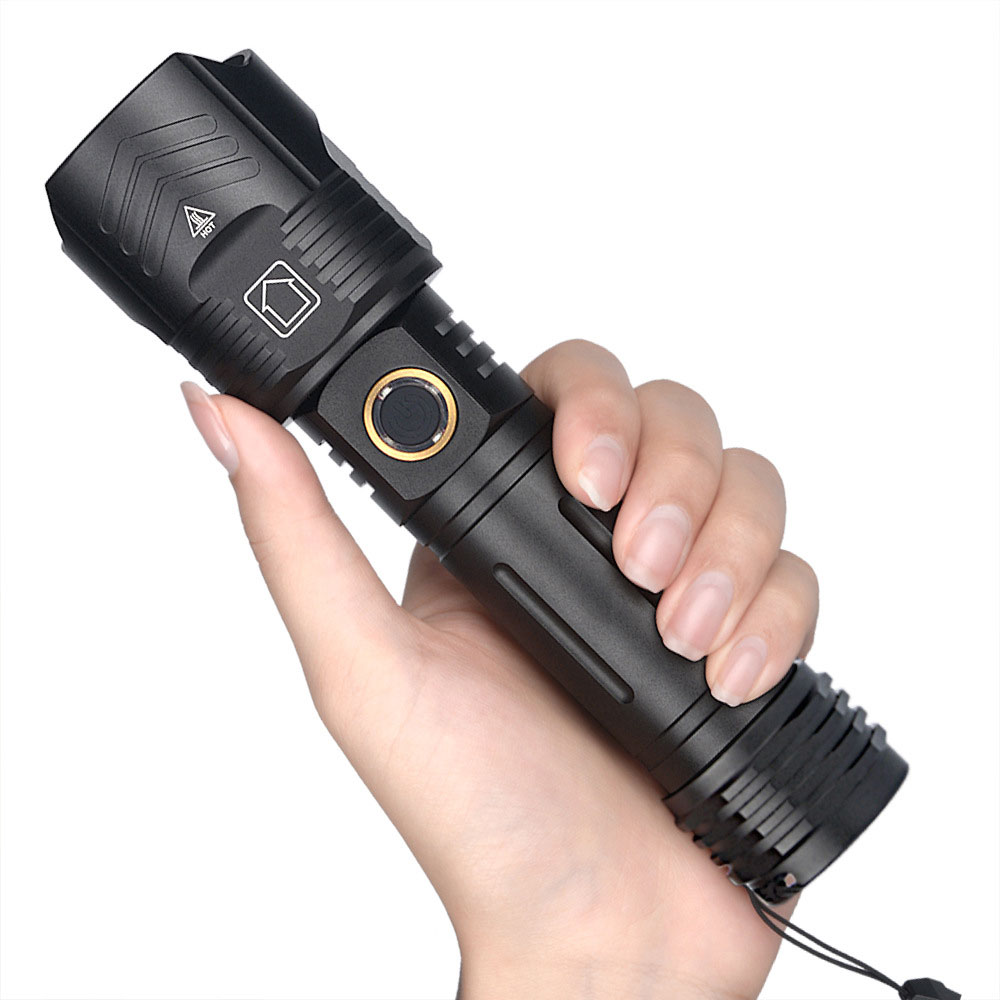 휴대용 손전등 캠핑 해루질 야간산행 낚시 XHP50 충전용 LED 후레쉬 - 상세 이미지 5