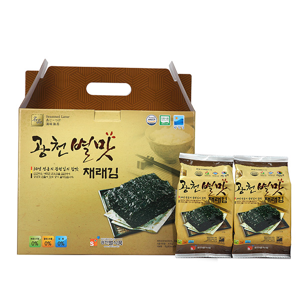 광천 별맛김 식탁김 재래조미김 15g 12봉 이미지 2