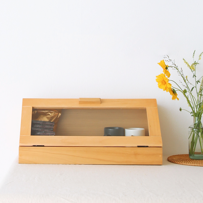 코지니아 원목 다용도함 수납함 브레드박스 장식장 주방정리 야채보관함