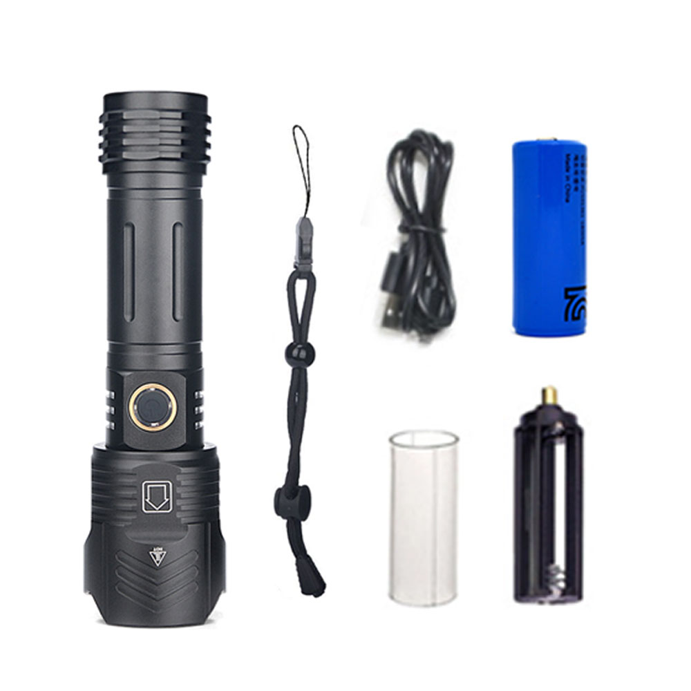 휴대용 손전등 캠핑 해루질 야간산행 낚시 XHP50 충전용 LED 후레쉬 이미지 6