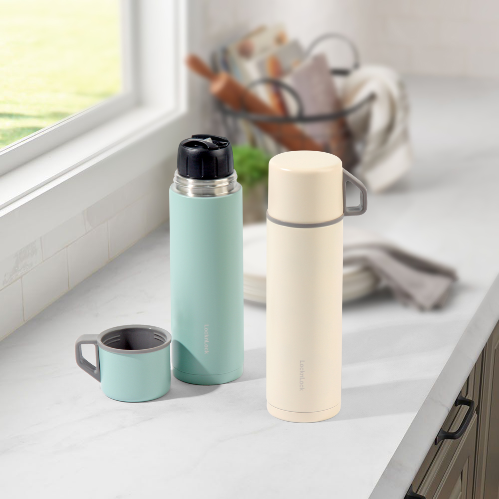 락앤락 이지 컵 보온병 보냉병 스텐 304 이중 진공 보온보냉병 480ml - 메인 이미지