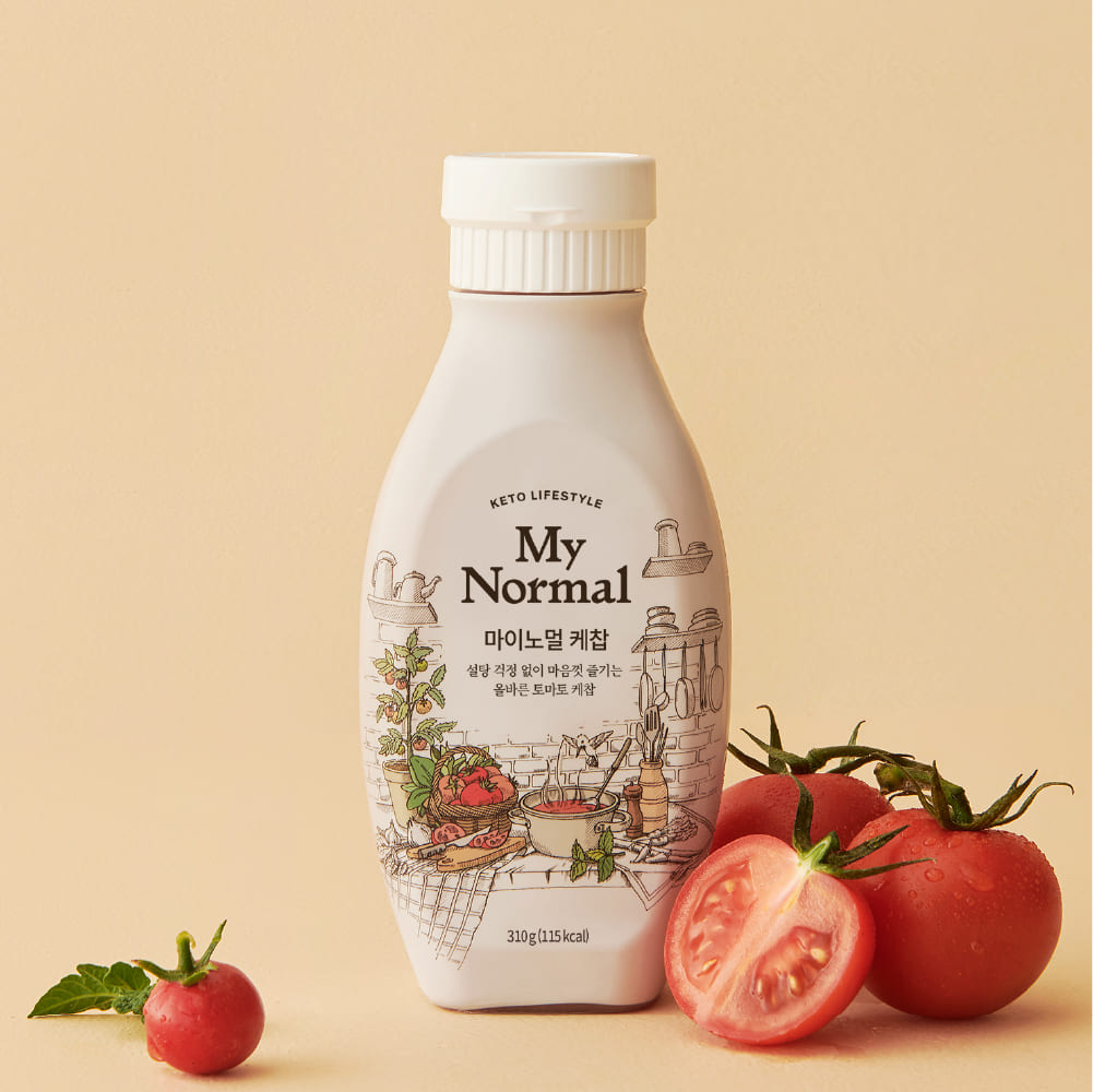 마이노멀 저당 저칼로리 케찹 (진하고 맛있는 토마토 케첩) - 상품 이미지