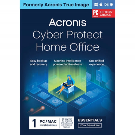 Acronis Cyber Protect Home Office Essentials Subscription 1PC ESD (다운로드/1년)