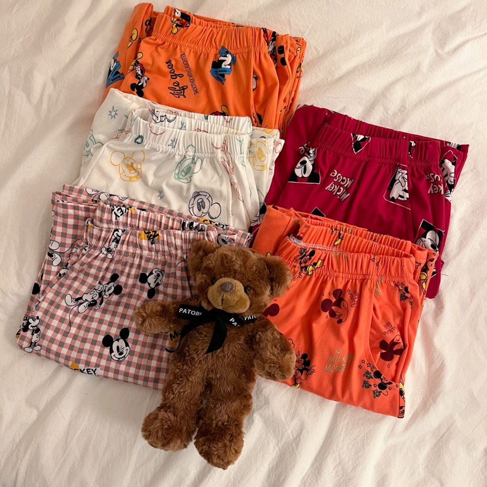 치즈 디즈니 커플 잠옷바지 빅사이즈 파자마 파티 제품 이미지