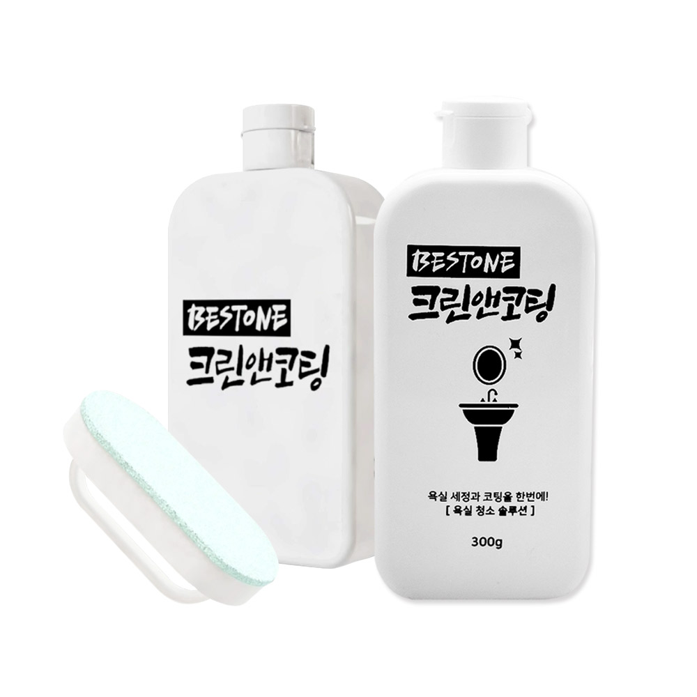 베스트원 크린앤코팅 물때 찌든때 제거제 청소 세제 화장실 욕실 거울 유리 세면대 변기 - 상세 이미지 2
