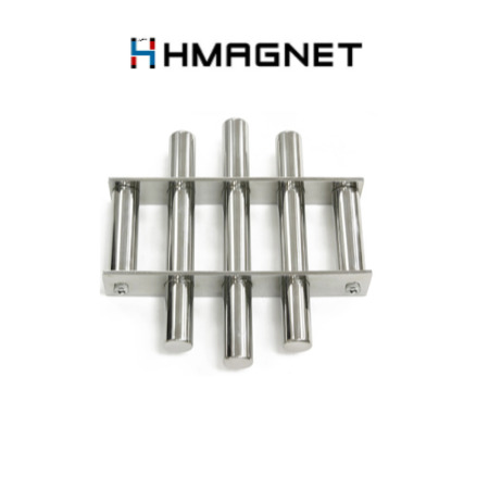 10,000G 250mm(지름) 호퍼형 봉자석세트 Hmagnet - 상품 이미지