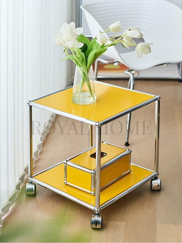 USL 모듈 선반 트롤리 사이드보드 이동식 테이블 44 x 44.5cm - 상품 이미지