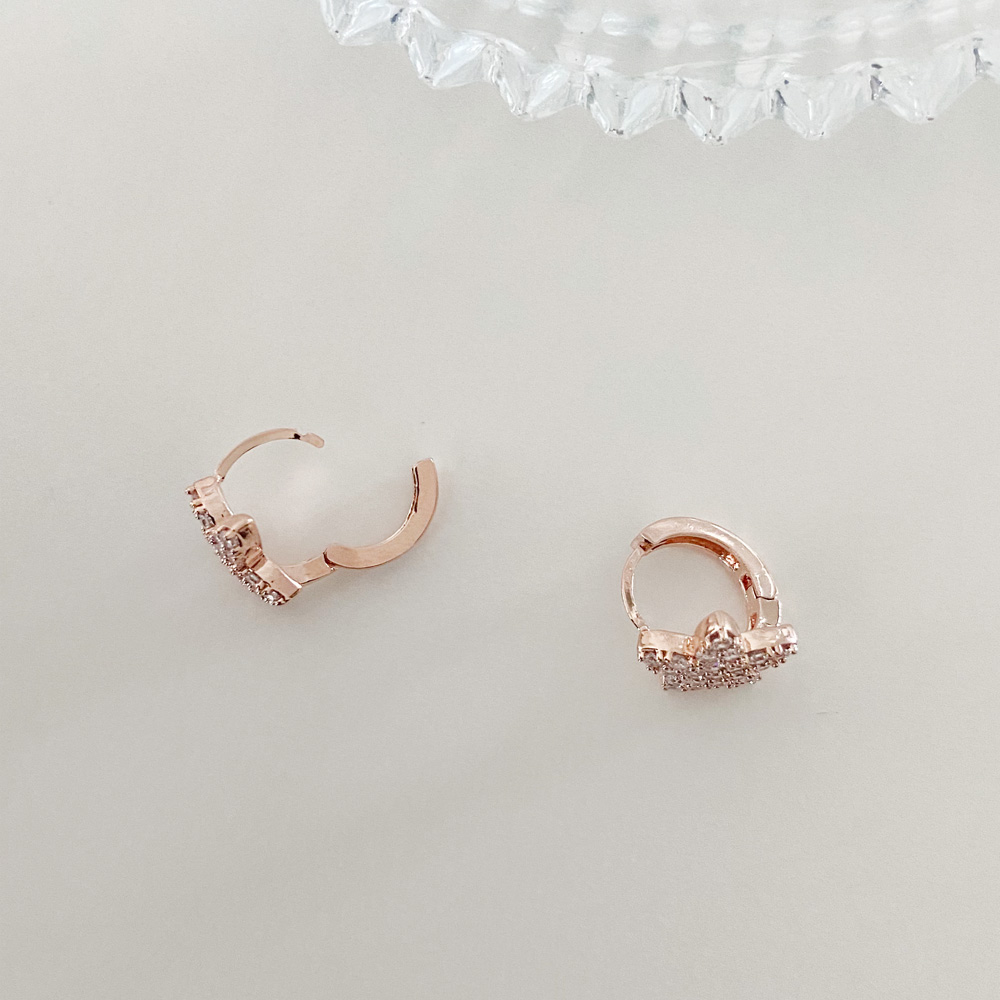 14K 금침 별원터치 데일리 골드핀귀걸이 - 상세 이미지 2