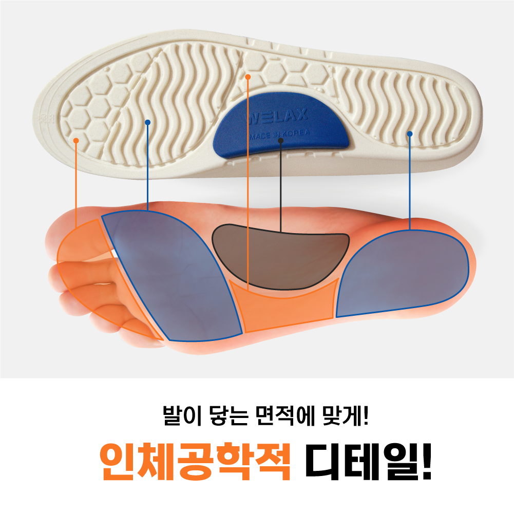 윌렉스 기능성 키높이 푹신한 라텍스 골프 운동화 군인 군화 평발 아치 신발 인솔 깔창 이미지 2