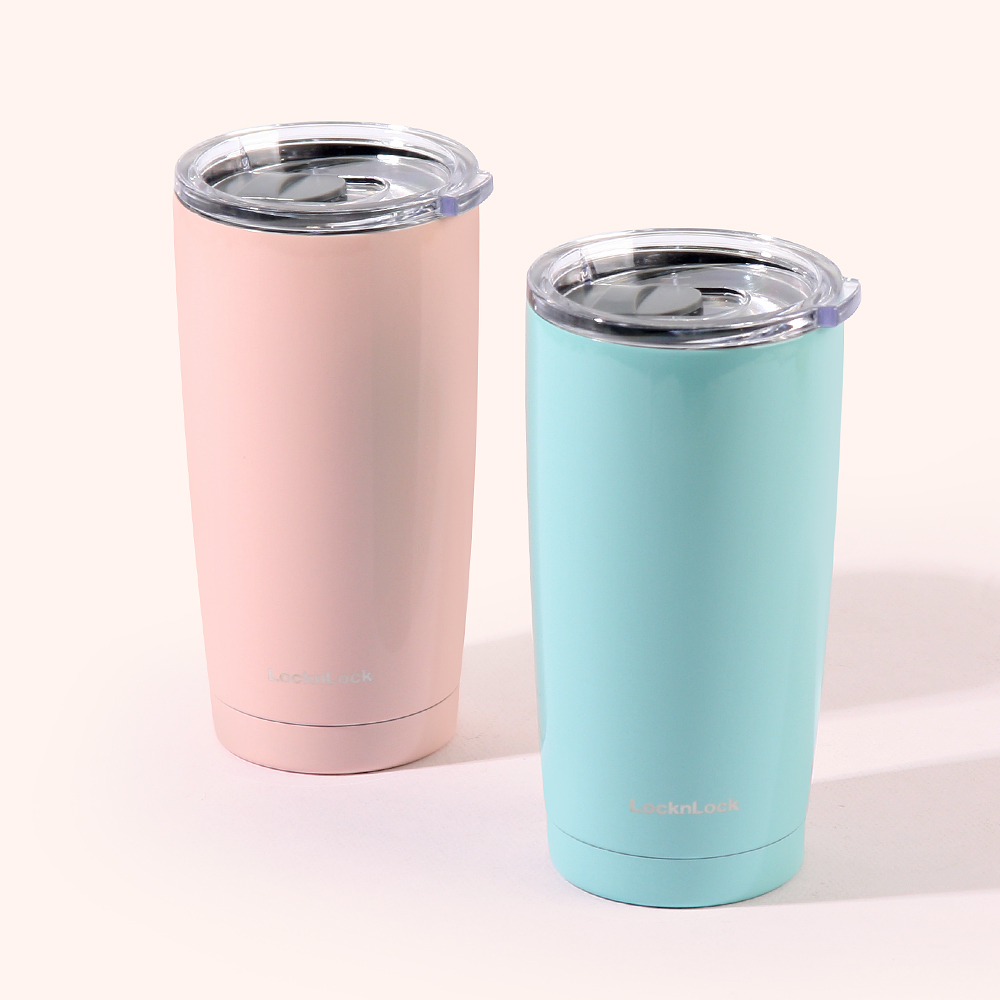 락앤락 이지 보온병 텀블러 스테인레스 원터치 테이블 머그 텀블러 보온보냉병 - 상세 이미지 4