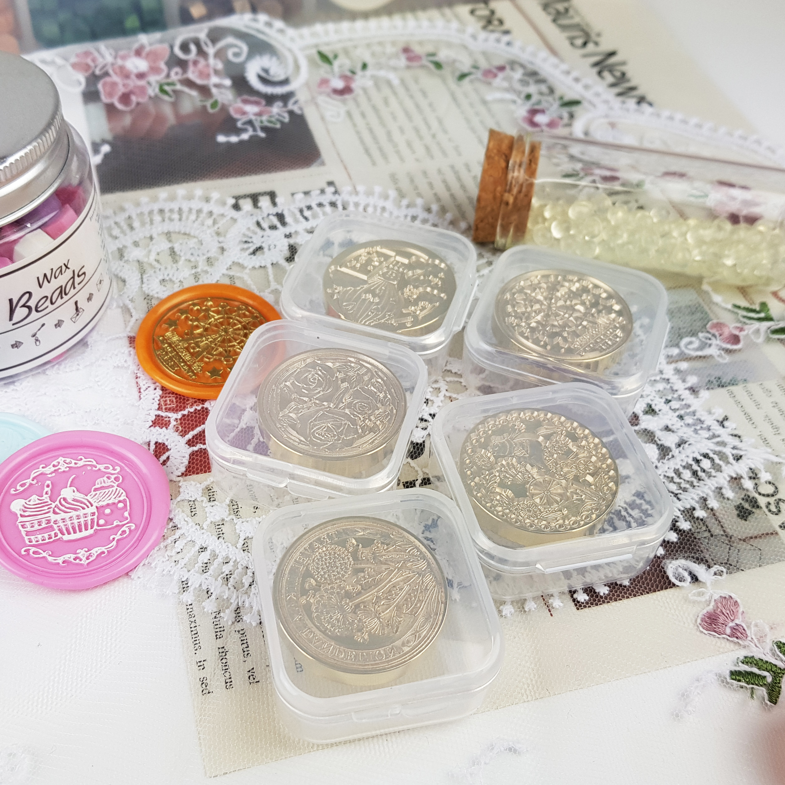 실링왁스 인장 케이스 보관함 선물 포장 낱개보관함 제품 이미지