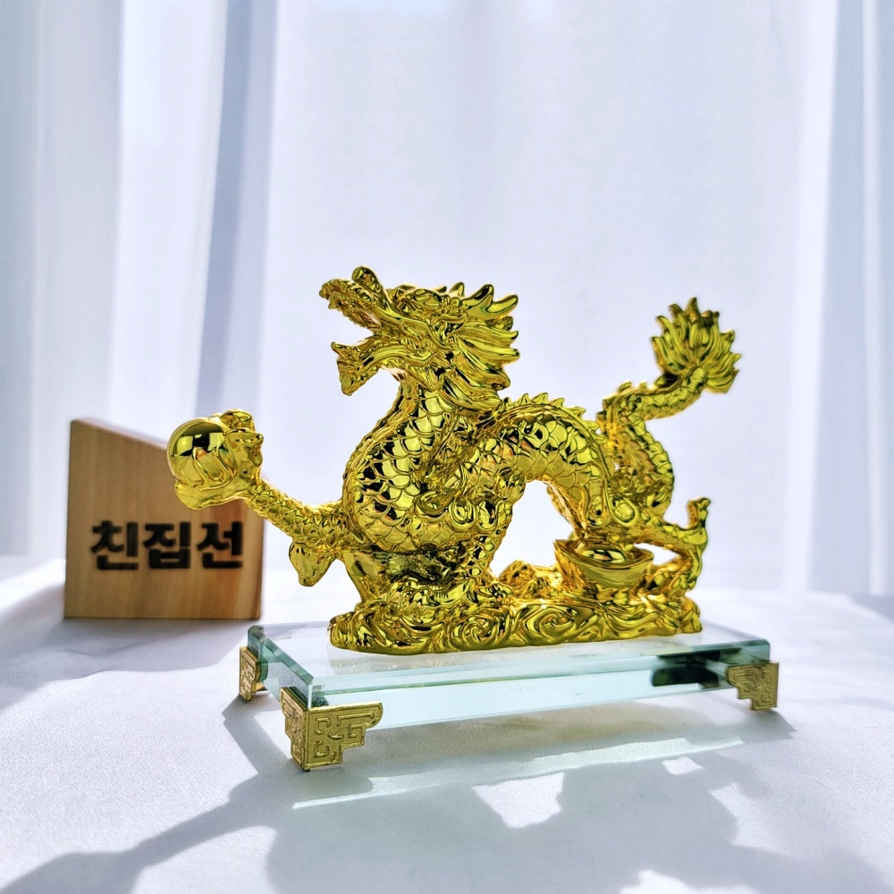 친집선 황금 용 장식품 - 상세 이미지 3
