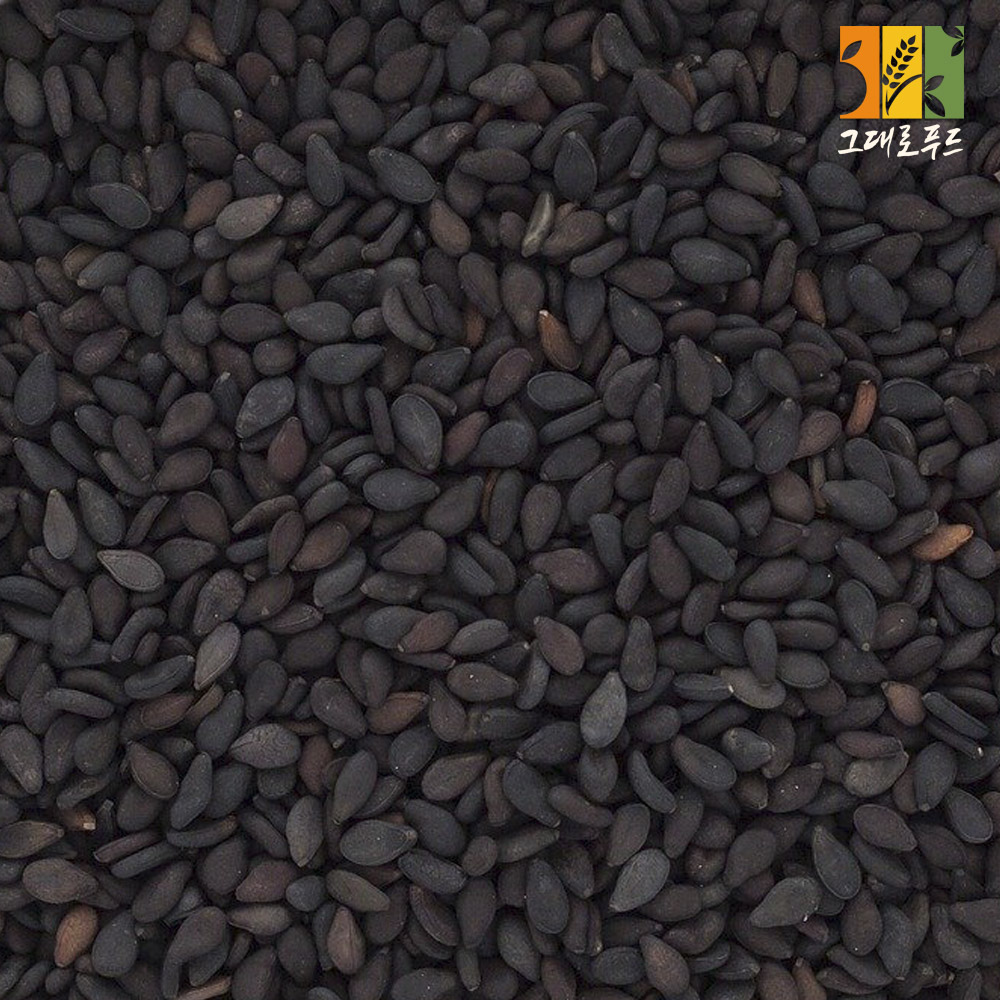 볶음참깨(통깨)/볶음검정깨 1kg 수입산 흑임자 이미지 4