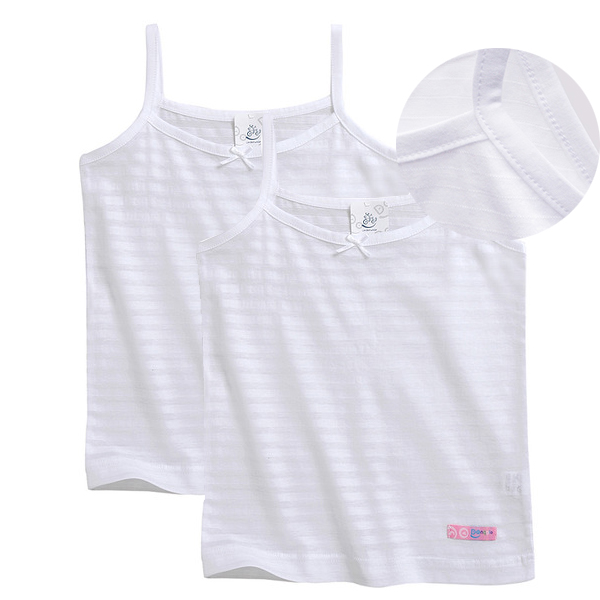 BYC 여아런닝 주니어 순면 인견 매쉬 브라런닝1단계 속옷 메리야스 아동 끈런닝 - 상세 이미지 3