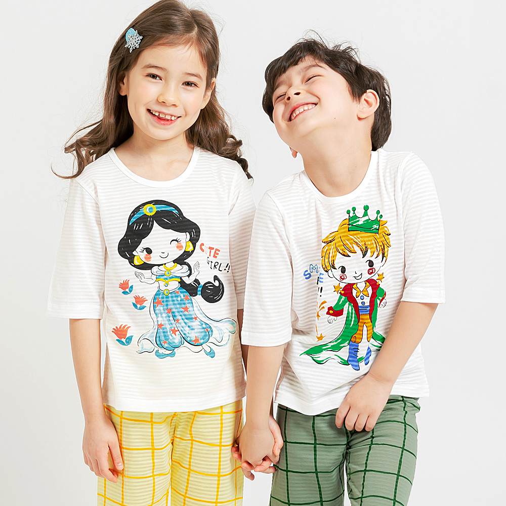 유아7부내의 봄 여름 아동실내복