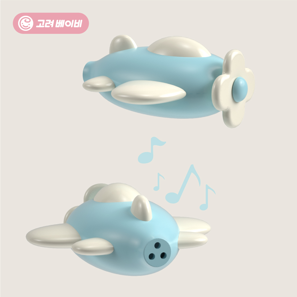 고려베이비 신생아 딸랑이 치발기 장난감 세트 아기 유아 백일 선물 동물 6종세트