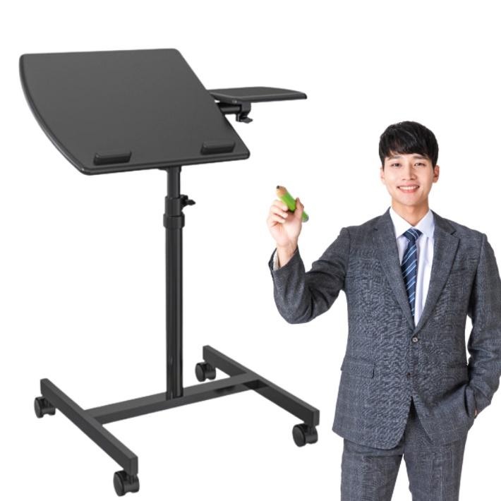 강의용 책상 학원 강의대 교회 사회자 단상 무대 이동식 강연대