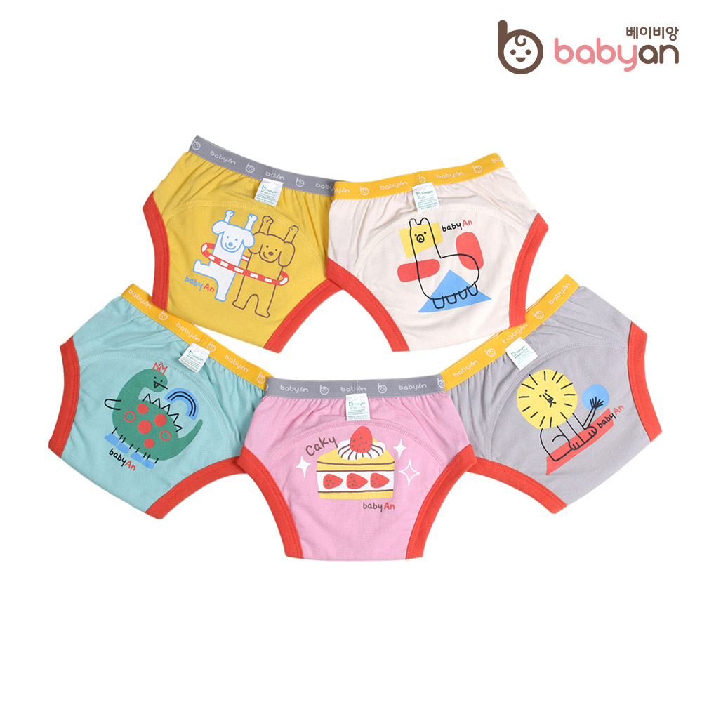 [슈퍼특가] 베이비앙 국내산 무형광 대나무 밤부 70% 아기 유아 아동 4중방수 기저귀떼기 배변훈련팬티