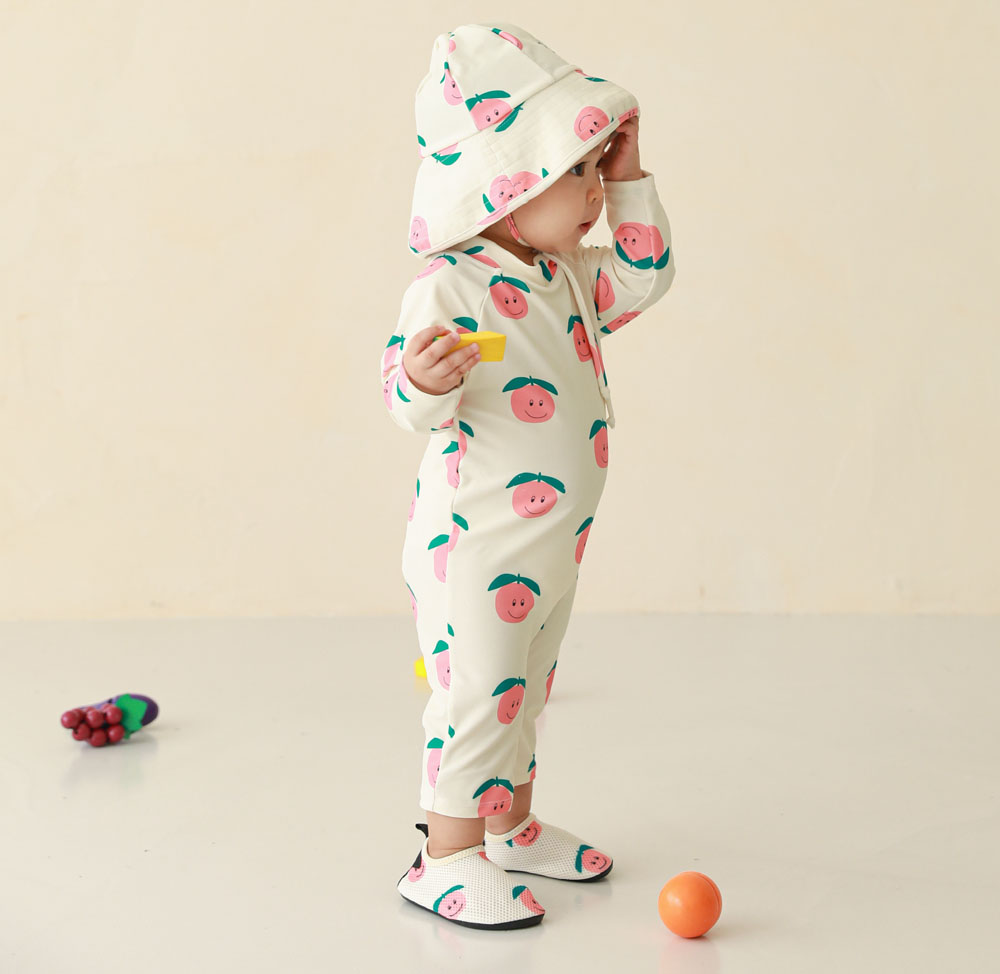 아기수영복 유아수영복 6개월 돌 두돌 전신 스마일 우주복 여아래쉬가드