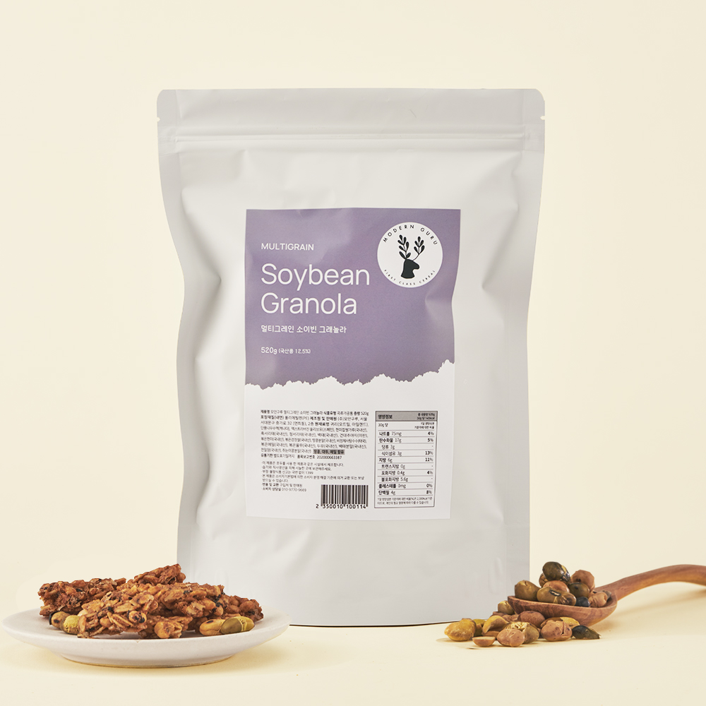 [2개무배]모던구루 내맘대로 대용량 수제 그래놀라 580g 크런치카카오 프로틴 초코 시리얼