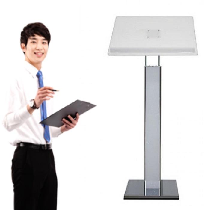 이동식 강연대 강의용 책상 학원 강의대 교회 무대 사회자 단상 - 상품 이미지