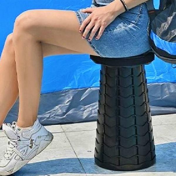 프라스틱의자 높은접이식의자 원형 간이 의자 영화감독 - 메인 이미지