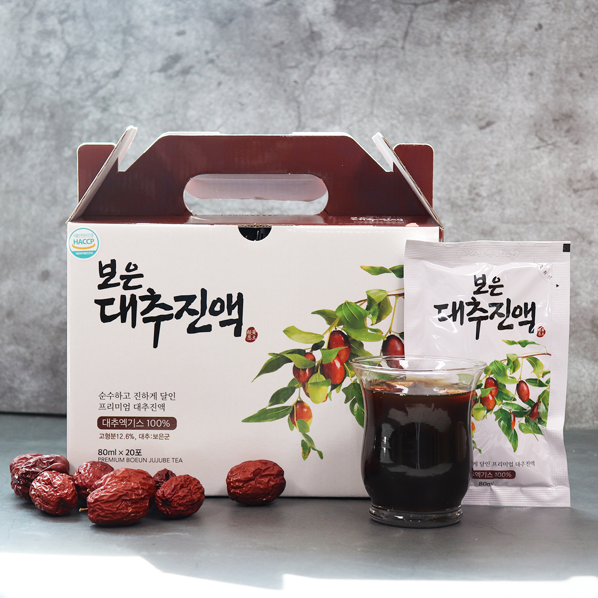 보은 대추즙 대추진액 80ml 20포 대추엑기스 - 상품 이미지
