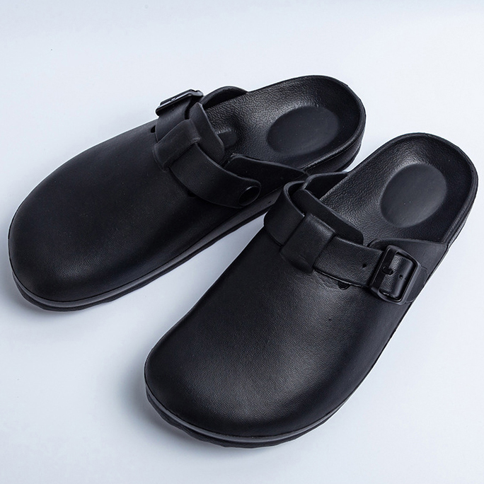 앞막힌 슬리퍼 (가벼운 실외 버클 발편한)